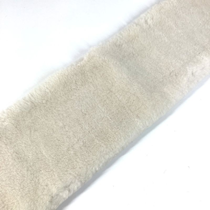 Louis Vuitton Muffler Echarpe Shear Ring Darling Cashmere White Scarf — view 4