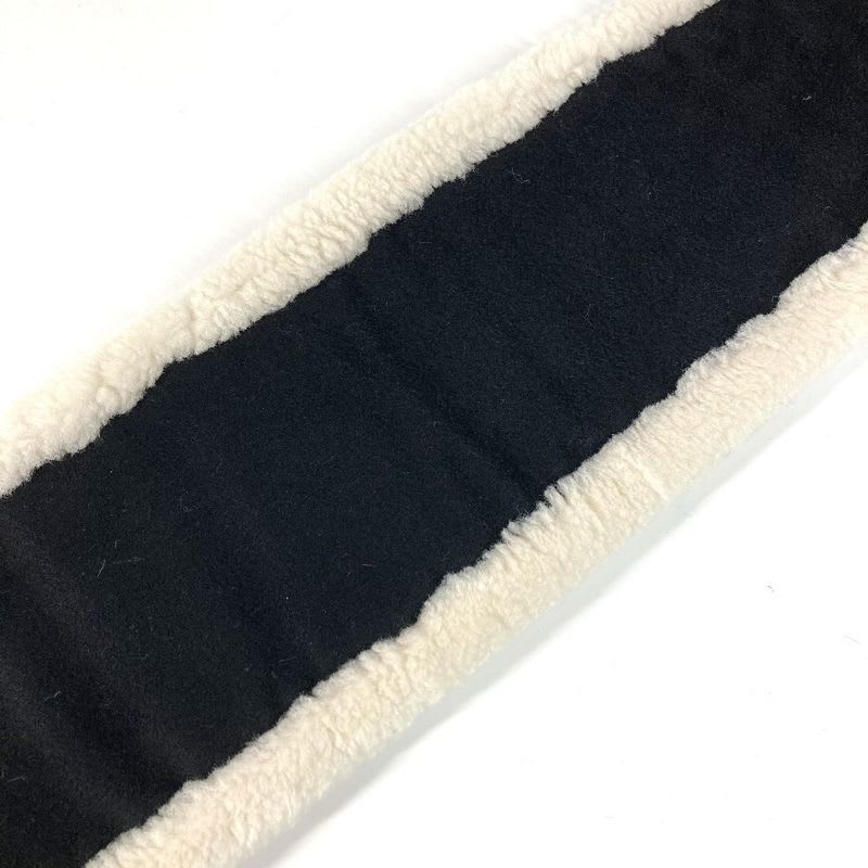 Louis Vuitton Muffler Echarpe Shear Ring Darling Cashmere White Scarf — view 8