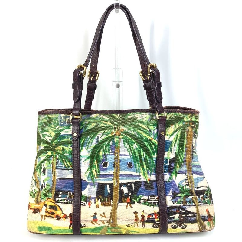 Louis Vuitton Tote Bag Eye All Cabas PM Leather Canvas — view 3