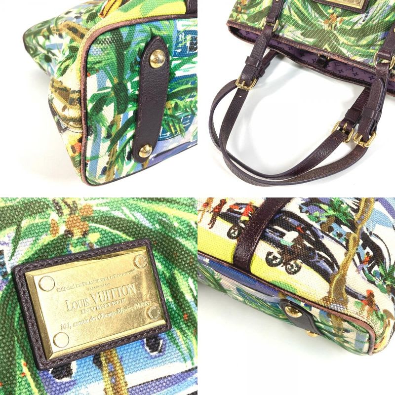 Louis Vuitton Tote Bag Eye All Cabas PM Leather Canvas — view 8
