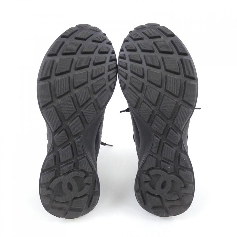 Chanel Size 37 Black Sneakers — view 4