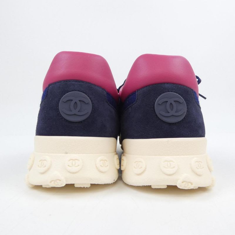 Chanel Size 41 Navy Sneakers — view 5