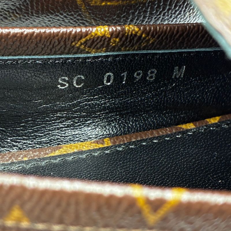 Louis Vuitton Loafer Leather Shoes Upper Case Line Monogram Flat — view 8
