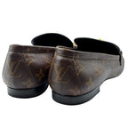 Louis Vuitton Loafer Leather Shoes Upper Case Line Monogram Flat — view 5