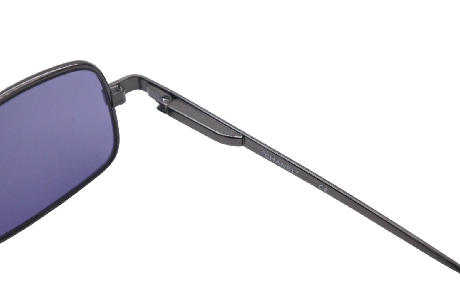 Chanel Square Sunglasses Eyewear 37 25 CC Logo Black — view 7