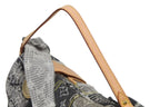 Louis Vuitton Monogram Denim Patchwork Posty Messenger Bag Gray — view 4