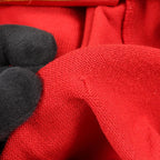 Hermes Knit Red Silk Cotton Scarf Shirt — view 6