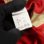 Hermes Knit Red Silk Cotton Scarf Shirt — view 4
