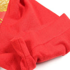 Hermes Knit Red Silk Cotton Scarf Shirt — view 8