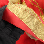 Hermes Knit Red Silk Cotton Scarf Shirt — view 7