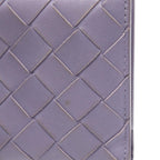 Bottega Veneta Bifold Wallet Intrecciato Purple Leather — view 9