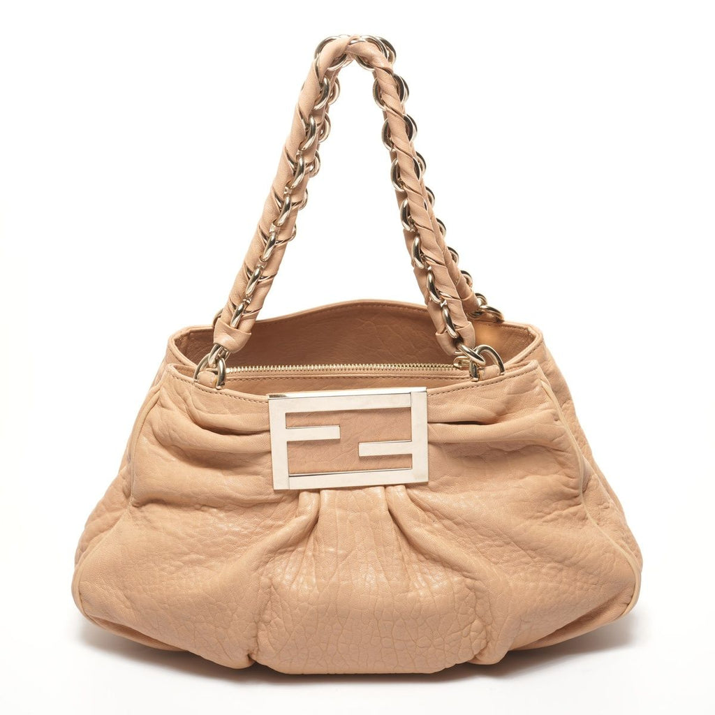 Fendi Shoulder Bag Mia Mamma Leather Chain Bucket — view 2