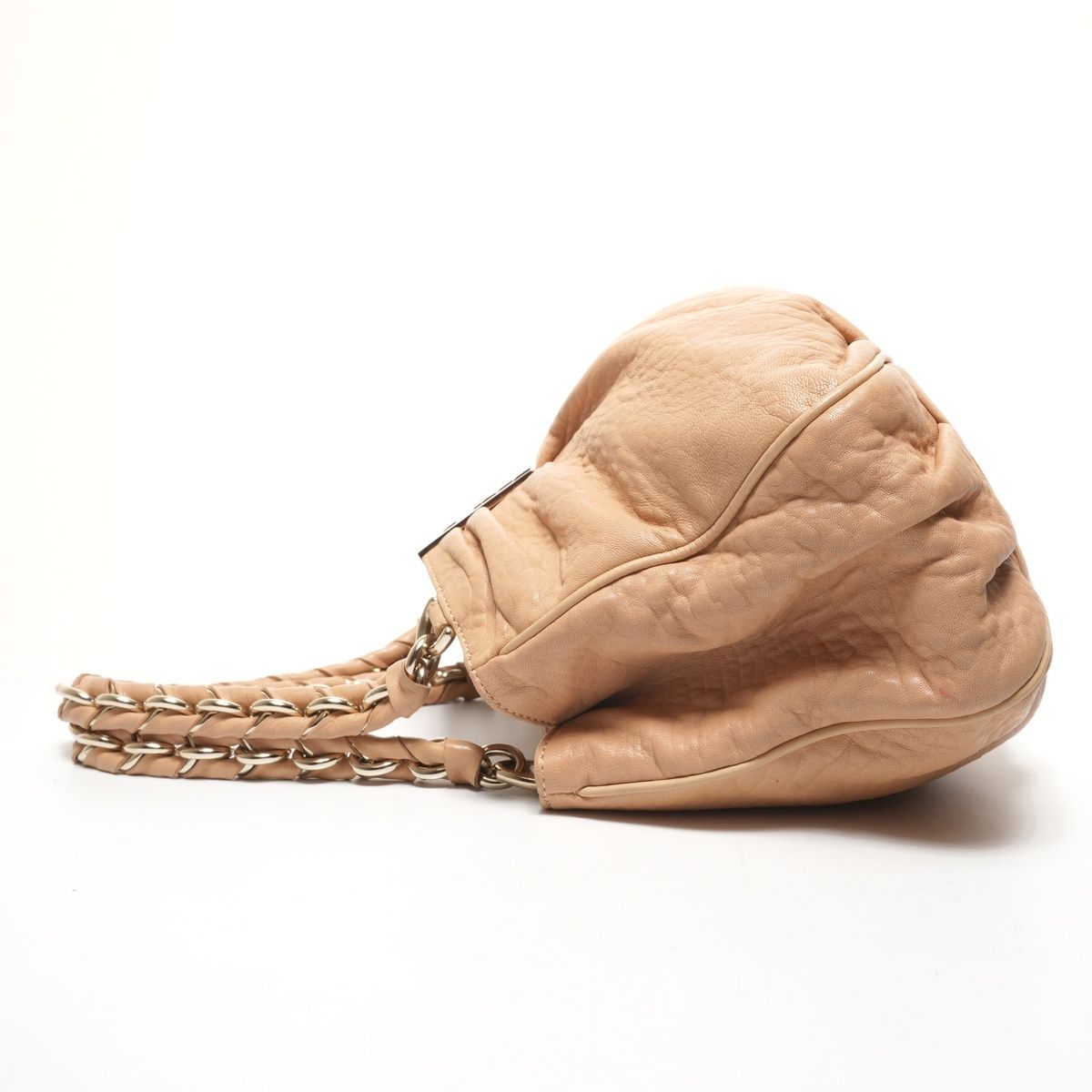 Fendi Shoulder Bag Mia Mamma Leather Chain Bucket — view 4