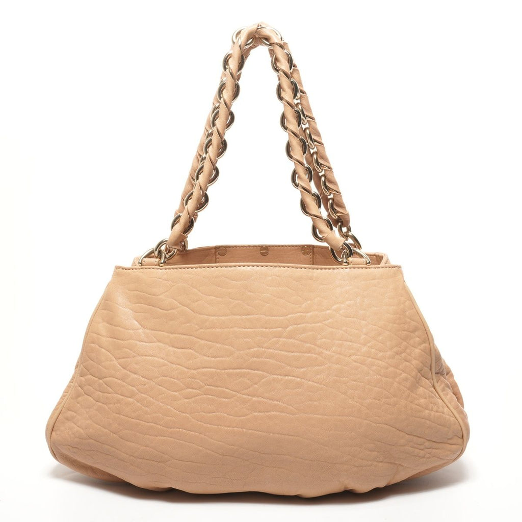 Fendi Shoulder Bag Mia Mamma Leather Chain Bucket — view 3