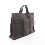 Hermes Tote Bag Her Line MM Gray Canvas — view 3