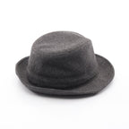 Hermes Hat Gray Silk — view 2