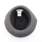 Hermes Hat Gray Silk — view 3