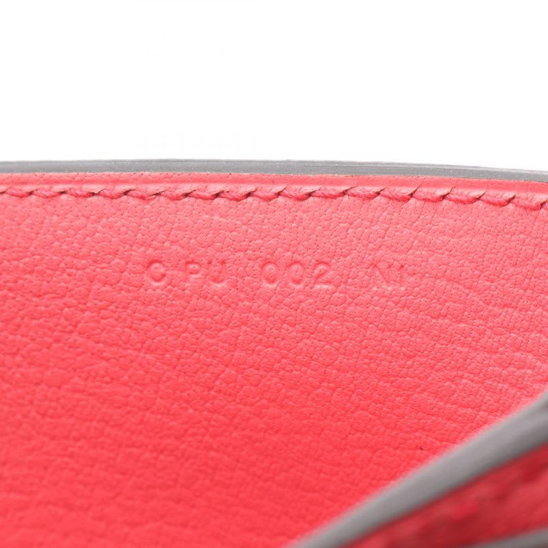 Hermes Shoulder Bag Opry 24 ck Geranium Rose Azalea Leather — view 6