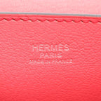 Hermes Shoulder Bag Opry 24 ck Geranium Rose Azalea Leather — view 5