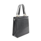 Chanel Tote Bag Black Lambskin Logo Handbag — view 3