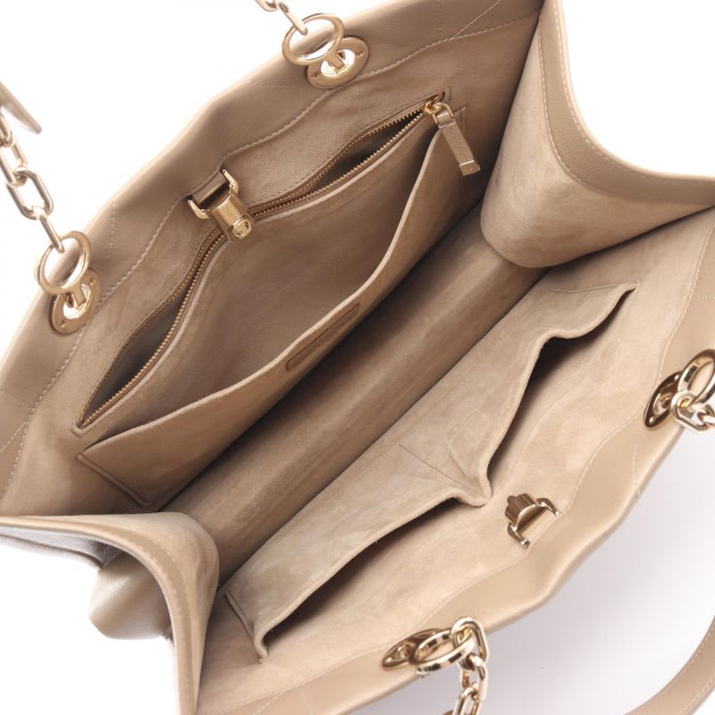 Dior Tote Bag Essential Medium Archicannage Grey Leather Archicanage — view 4