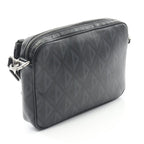 Dior CD Diamond Black Leather Saddle — view 3