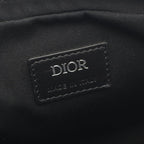 Dior CD Diamond Black Leather Saddle — view 5