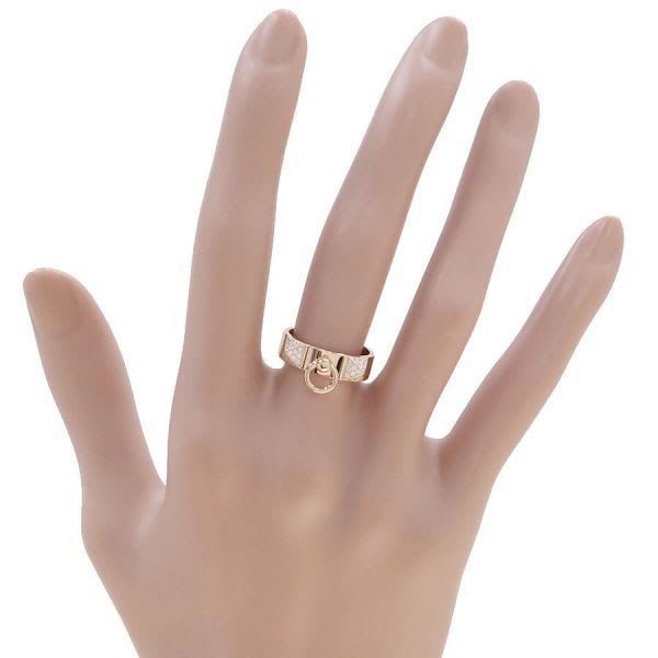 Hermes Collier de Chien Diamond Ring Pm51 — view 8