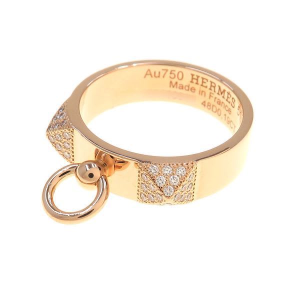 Hermes Collier de Chien Diamond Ring Pm51 — view 3