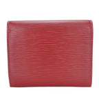Louis Vuitton Trifold Wallet Portefeuille Joy M6658 M Epi Leather Ruby Silver — view 2