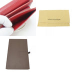 Louis Vuitton Trifold Wallet Portefeuille Joy M6658 M Epi Leather Ruby Silver — view 9