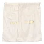 Christian Dior Logo Embroidered Fur Sandals 40 — view 5