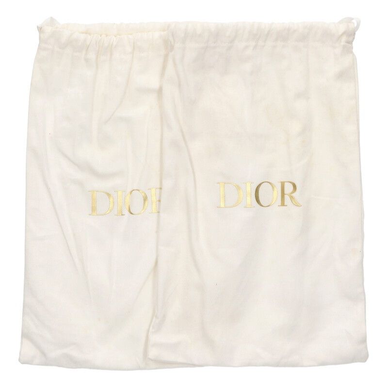 Christian Dior Logo Embroidered Fur Sandals 40 — view 5