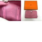 Hermes Long Wallet Dogon GM Taurillon Clemence Pink — view 9
