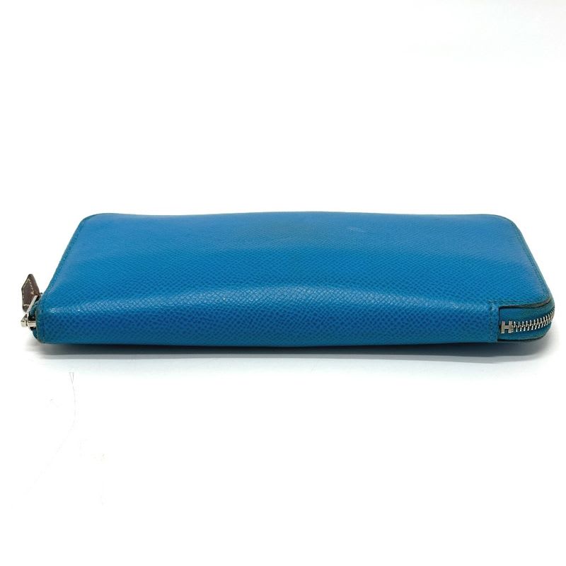 Hermes Long Wallet Azap Silk In Epson Blue — view 3