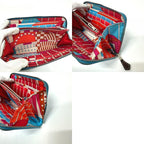 Hermes Long Wallet Azap Silk In Epson Blue — view 9