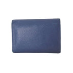 Prada Trifold Wallet Saffiano Leather Blue — view 2