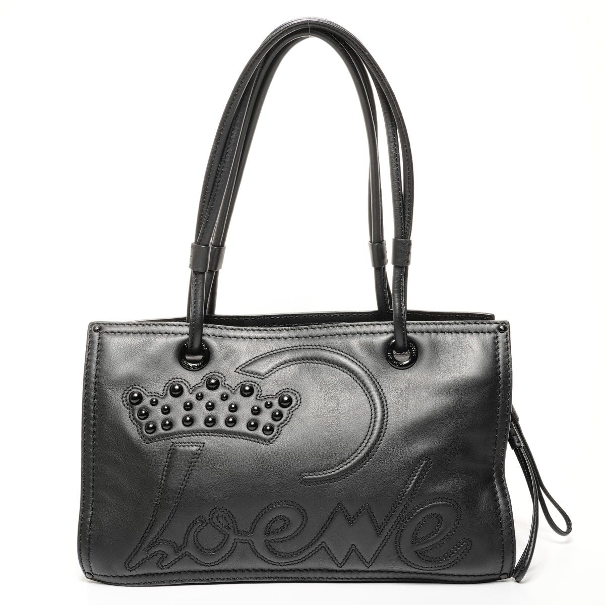 Loewe Shoulder Bag Logo Leather Tote — view 2