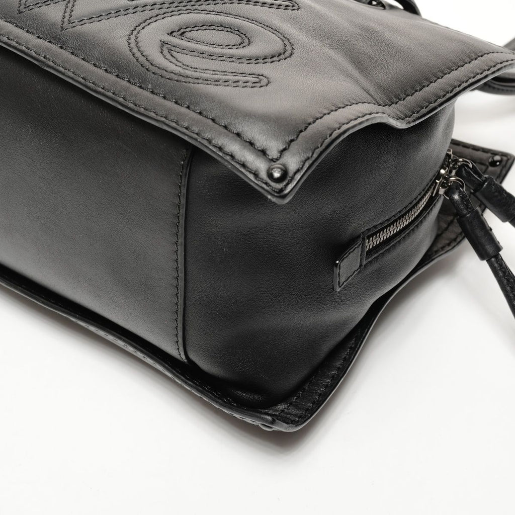 Loewe Shoulder Bag Logo Leather Tote — view 7
