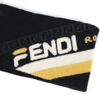 Fendi Headband Logo Fxs 385 Wool Black — view 5
