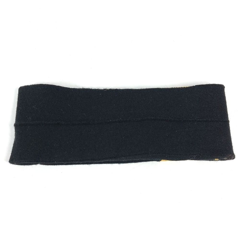 Fendi Headband Logo Fxs 385 Wool Black — view 7