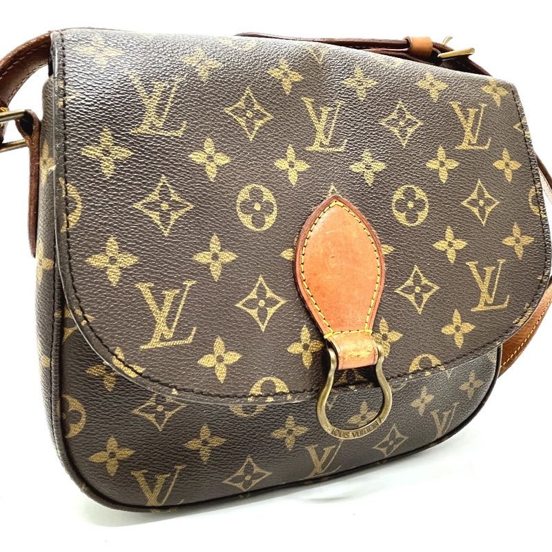 Louis Vuitton Shoulder Bag Saint Cloud GM Monogram Canvas Brown