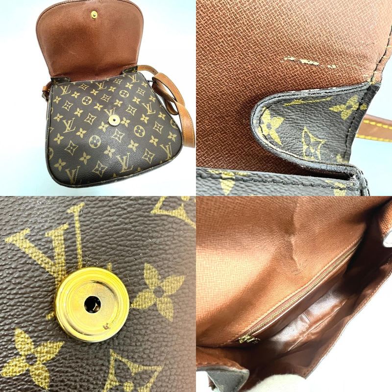 Louis Vuitton Shoulder Bag Saint Cloud GM Monogram Canvas Brown