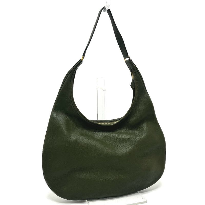 Hermes Handbag Gao Leather Khaki — view 3