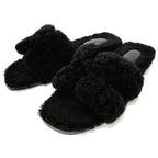 Hermes Sandals Oran Mouton Black — view 3