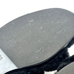 Hermes Sandals Oran Mouton Black — view 7