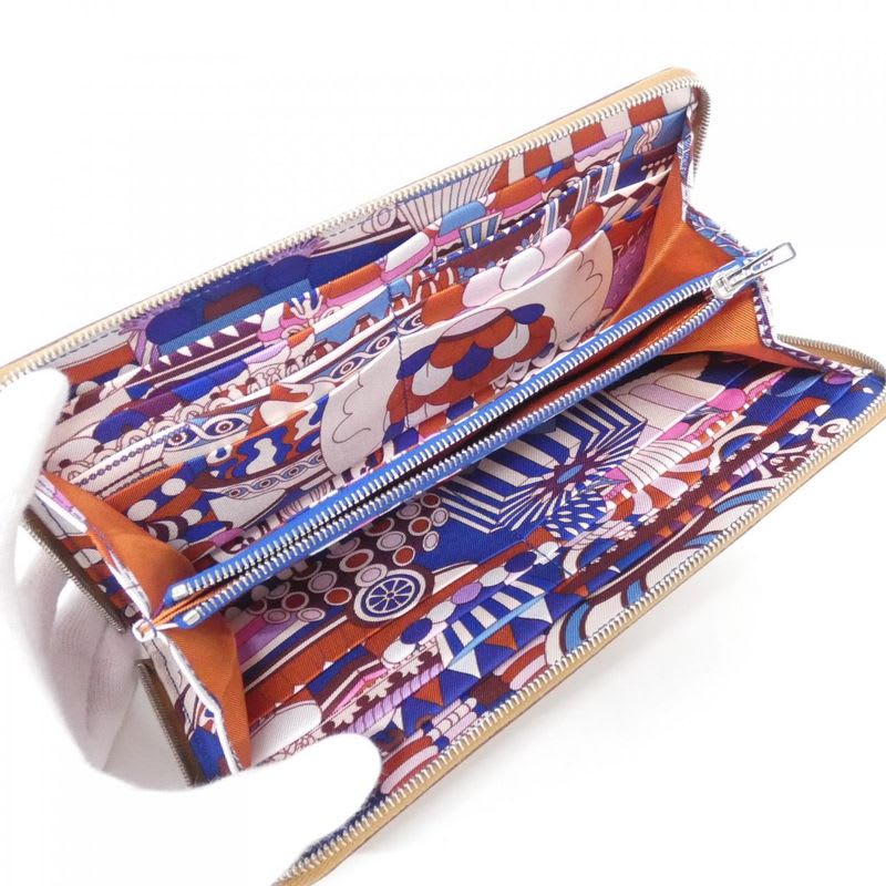 Hermes LA Patisserie Francaise Silk In Classic ck Wallet — view 3