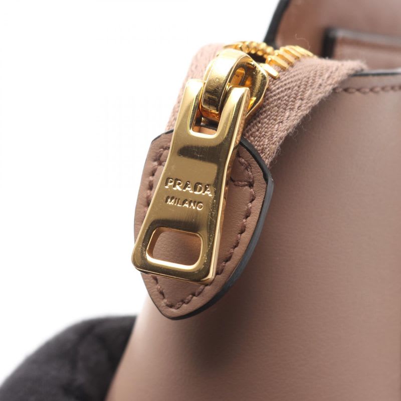 Prada Handbag Saffiano Soft C Beige Leather Galleria 2-Way — view 6