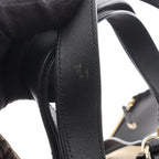 Dior Toujours Oblique Large Beige Dark Brown Canvas Leather — view 8