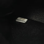 Chanel Shoulder Bag 2.55 Black Fabric Mini Quilted Chain